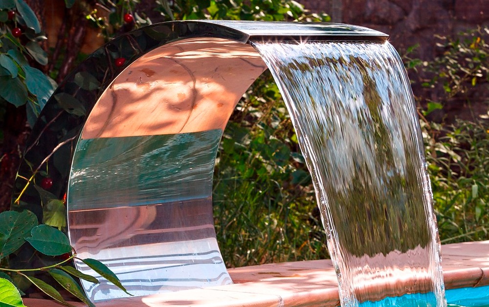 cascata para piscina